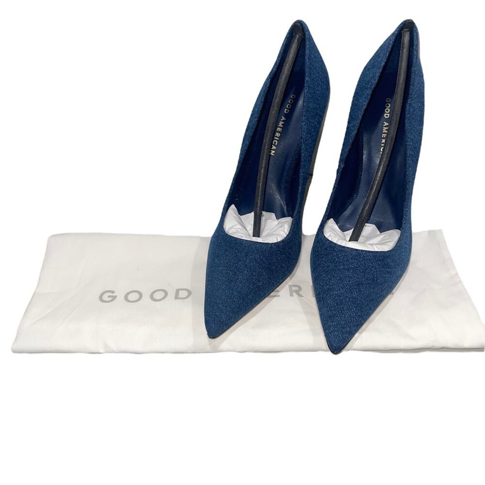 Good American Blue Stiletto Heels - Picture 8 of 13